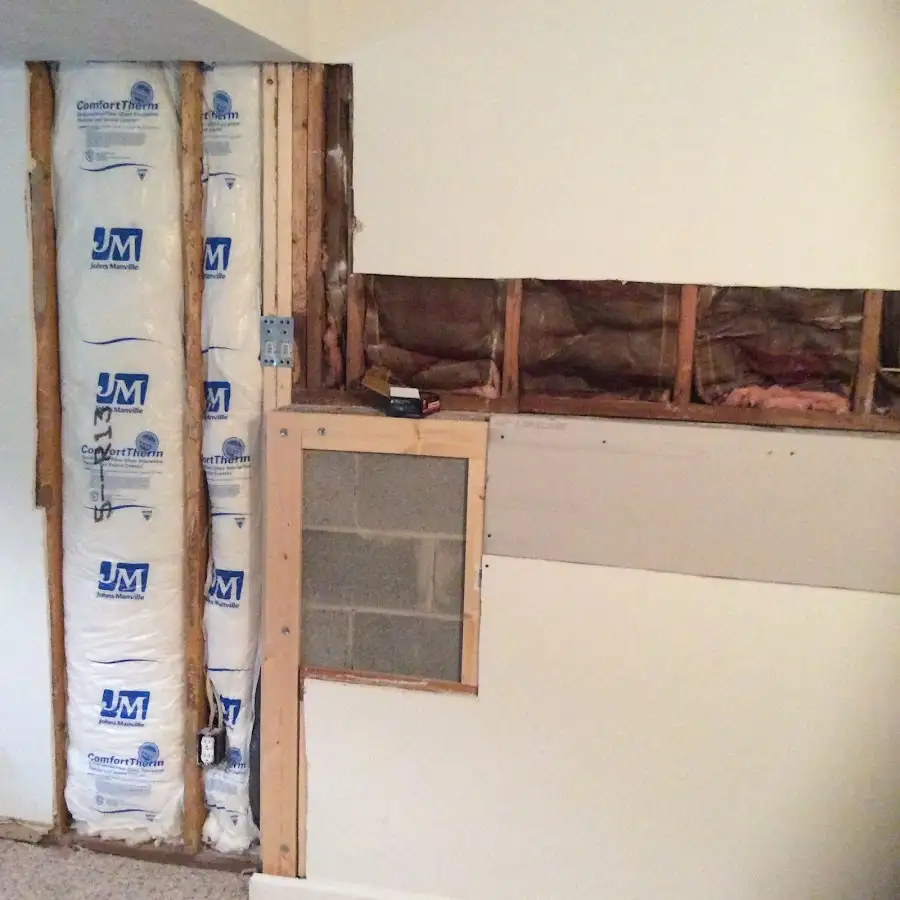 Wall insulation replacement during Odor Removal & Deodorization in Loomis